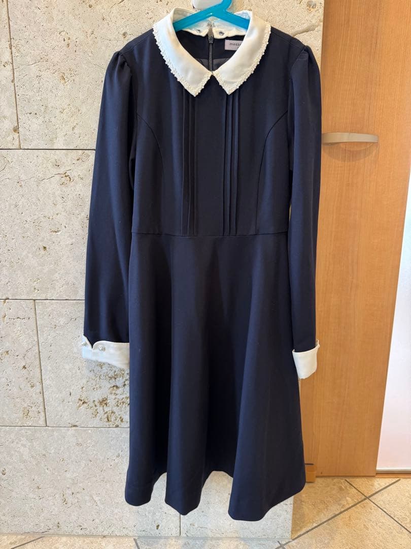 新品タグ付き　メゾピアノジュニア　160 襟付きレースワンピース