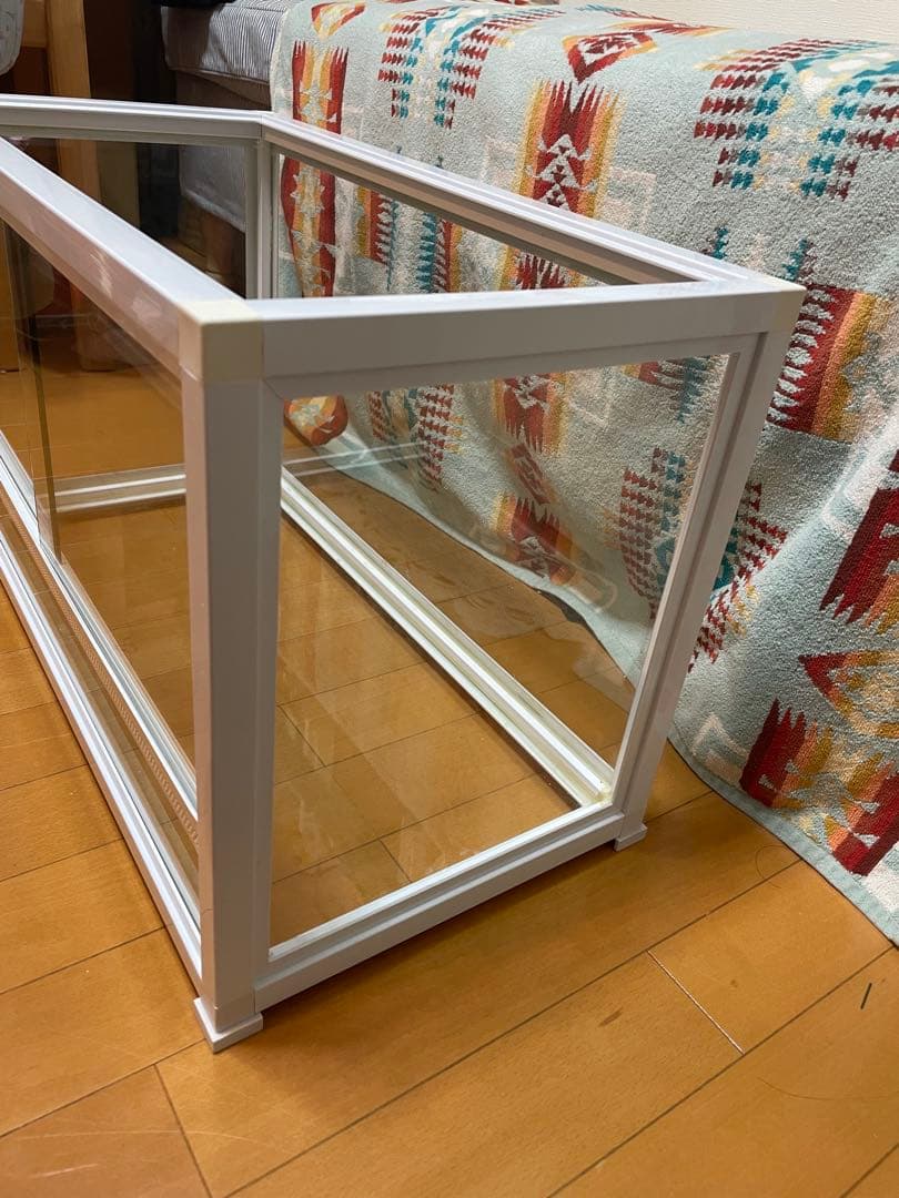 爬虫類ケージ　60×30×35 ホワイト　美品