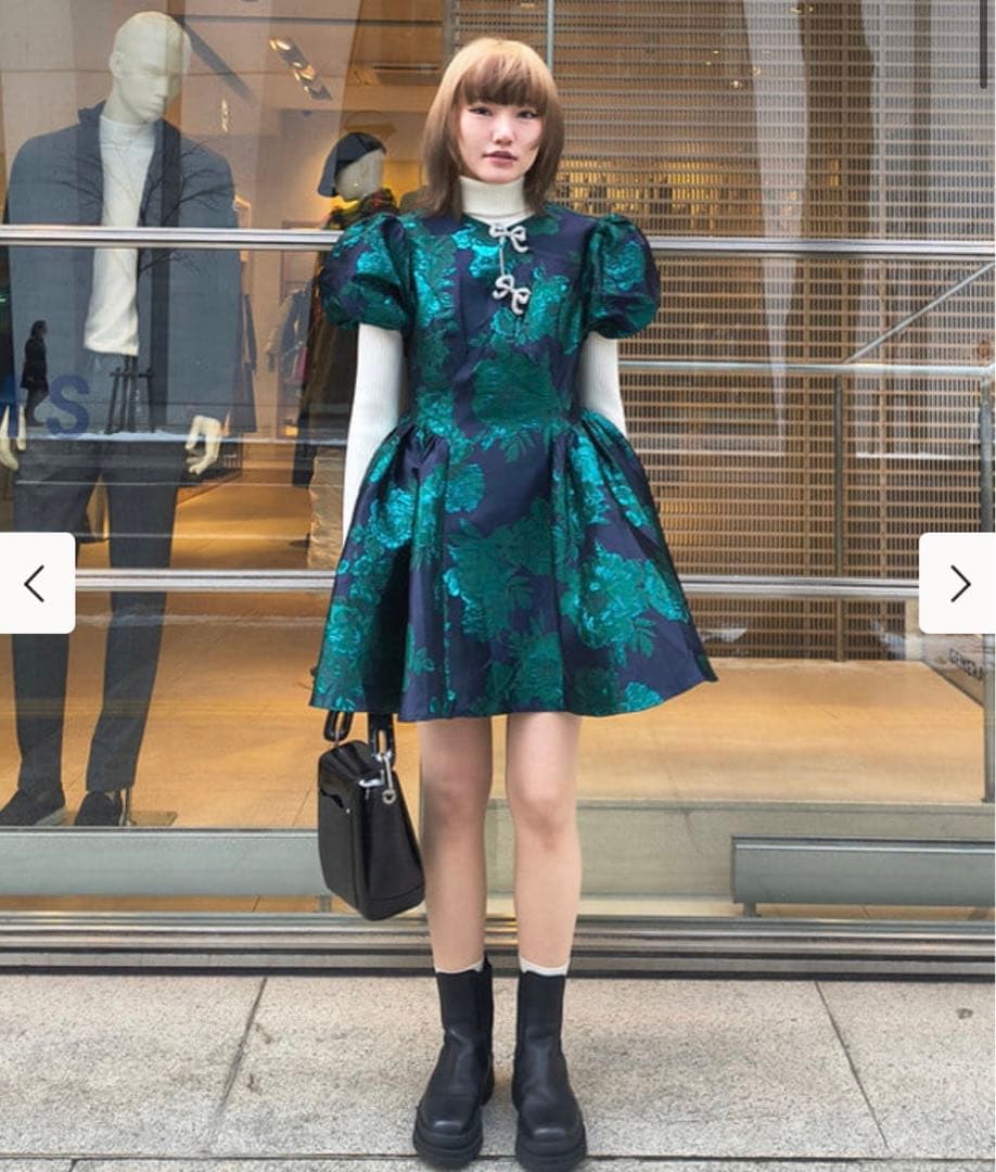 新品sister jane LiLili Jacquard Mini Dress