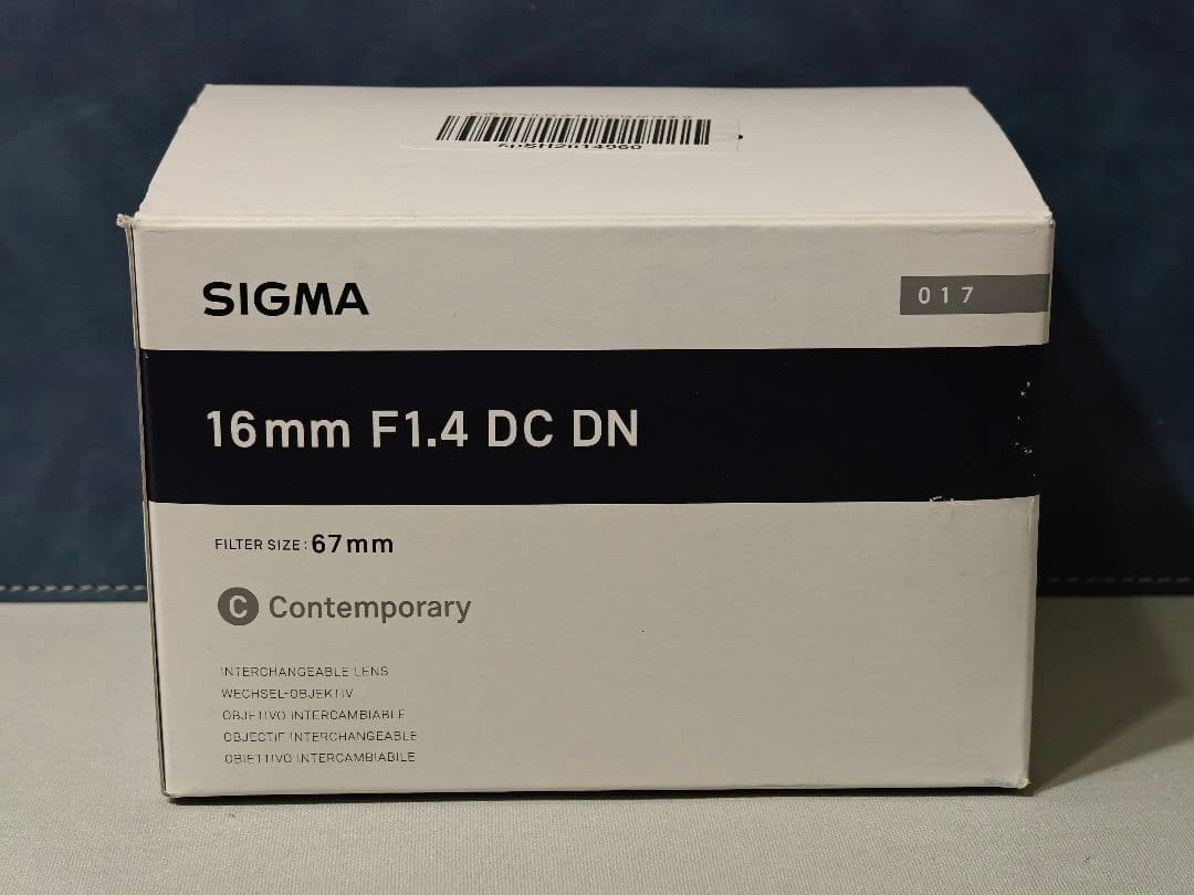 SIGMA 16mm F1.4 DC DN SONY Eマウント