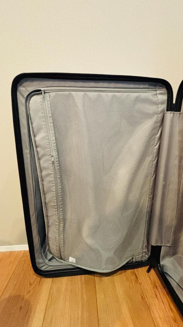 無印良品バーを自由に調節できるハードキャリーケース-Ｂ（１０５Ｌ）送料込み