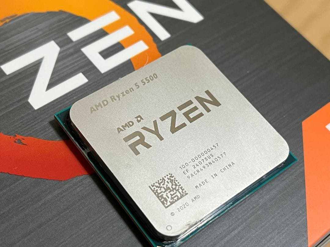 AMD Ryzen 5 5500 Wraith Stealth cooler付