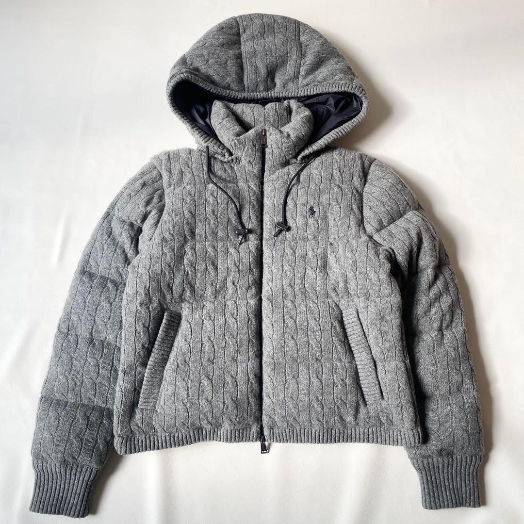 値下げ!美品ポロ ラルフローレン ケーブルダウン 定価10万越