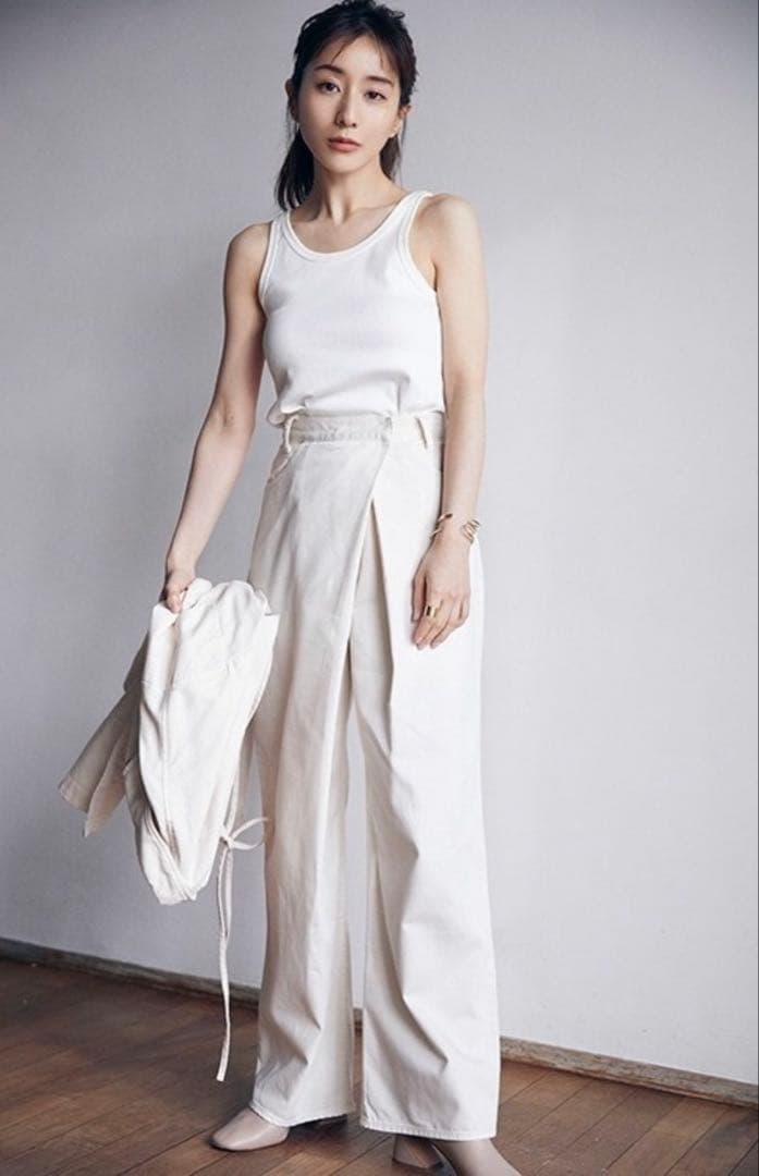 新品 CLANE 21SS Minami Tanaka ラップデニムパンツ 0