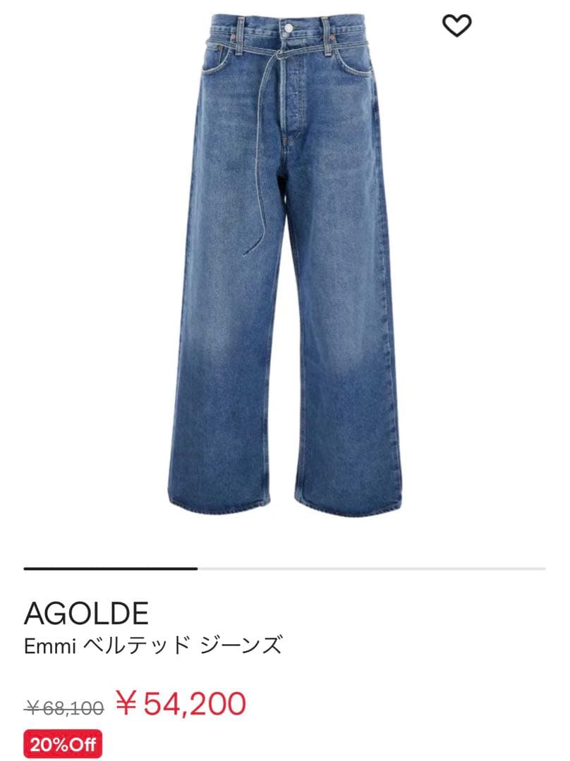 Agolde デニム　Ron Herman ESTNATION BIOTOP