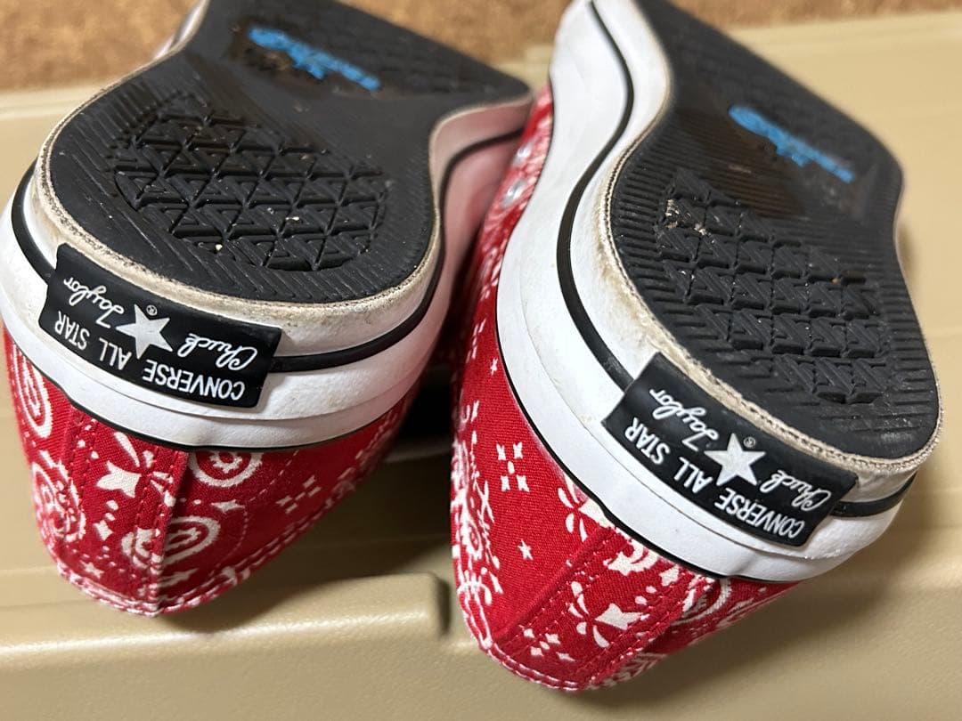 CONVERSE ALLSTAR 赤 ペイズリー 限定生産品 28cm