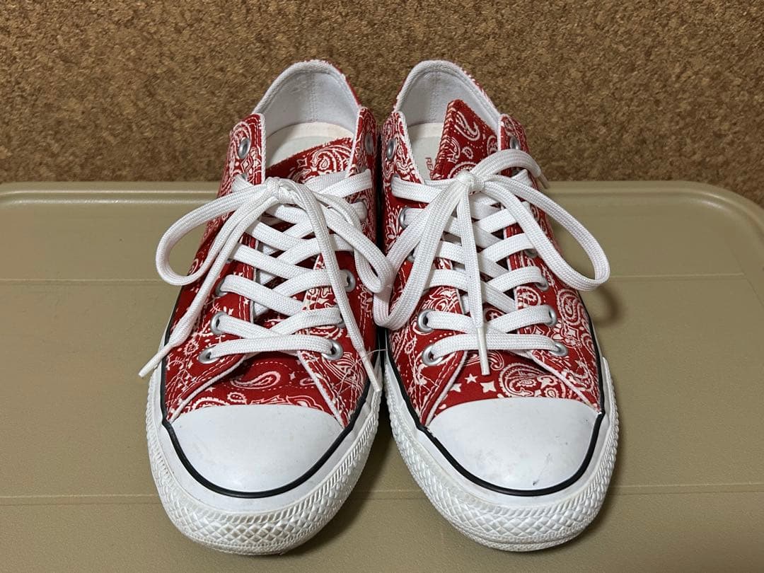 CONVERSE ALLSTAR 赤 ペイズリー 限定生産品 28cm