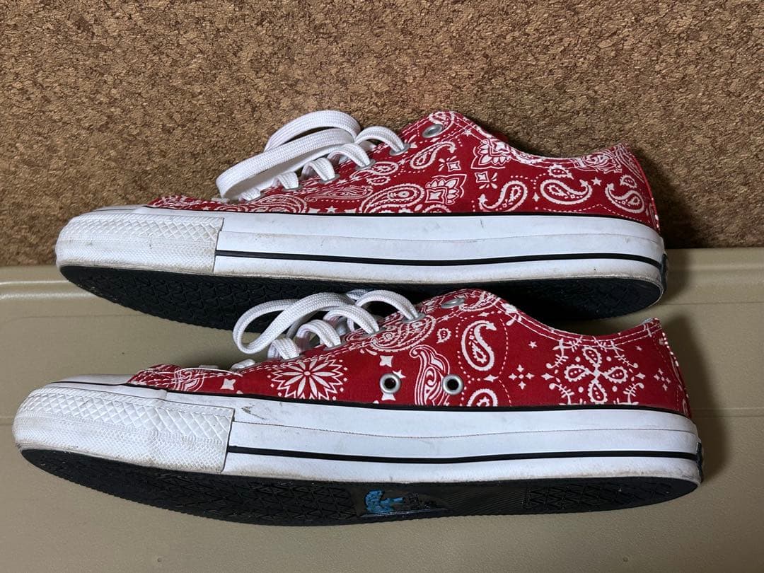CONVERSE ALLSTAR 赤 ペイズリー 限定生産品 28cm