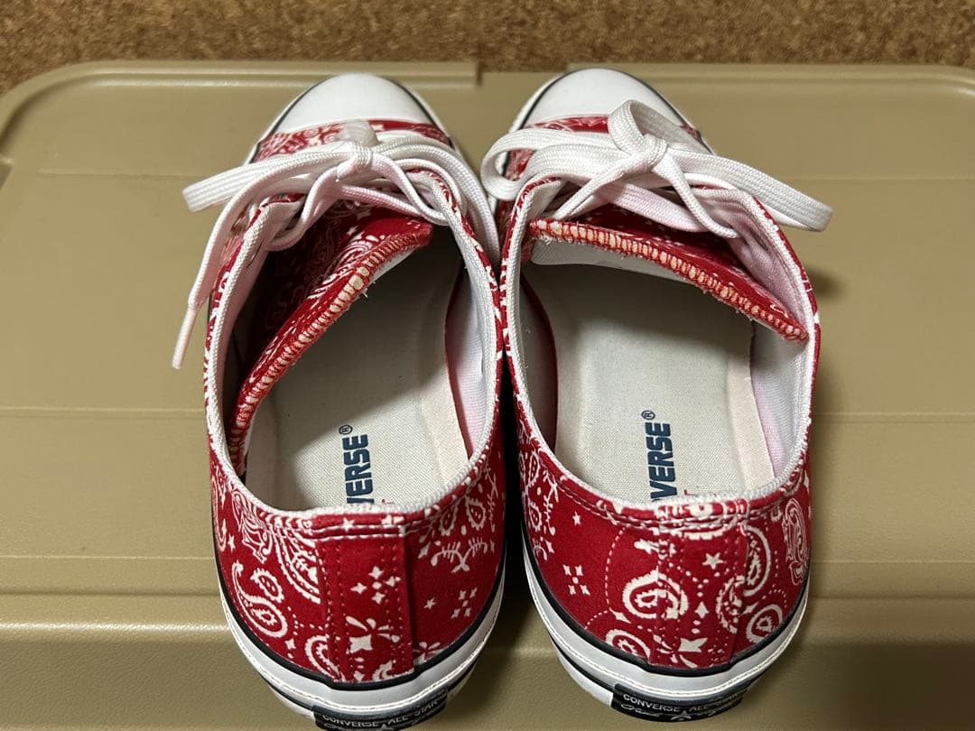 CONVERSE ALLSTAR 赤 ペイズリー 限定生産品 28cm