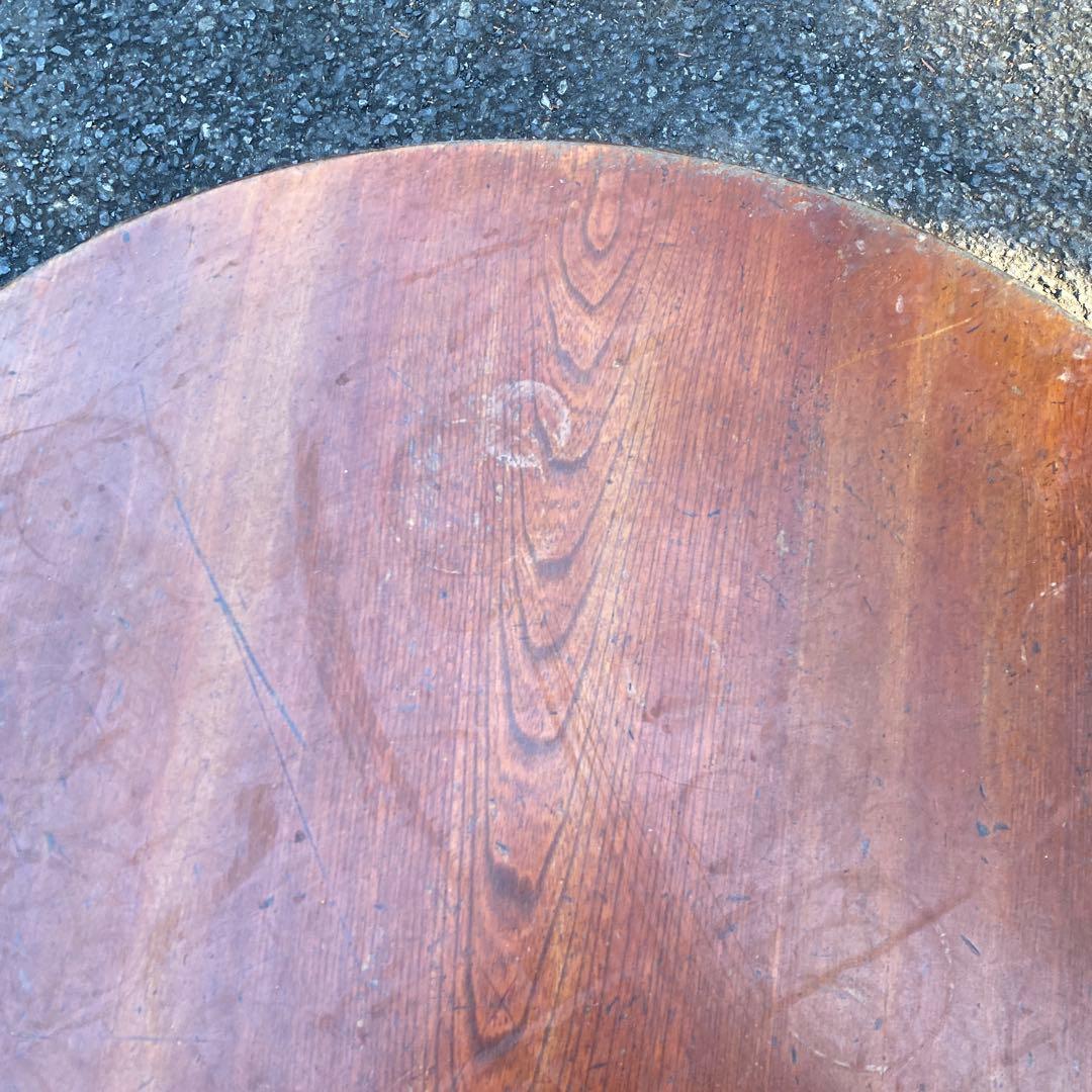 昭和の食卓 天然木 ちゃぶ台 丸テーブル 円卓 和を演出 直径 74㎝