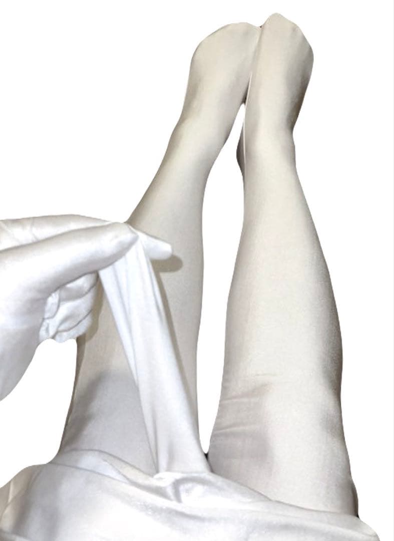 即購入OK。Lサイズ男性用凸仕様純白ゼンタイフルフェイスマスク全身タイツ