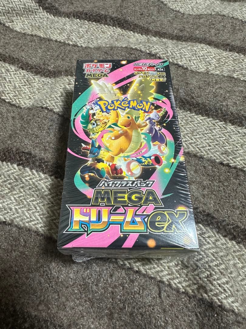 【新品未開封】ポケモンカードゲーム MEGAドリームEX10パック入シュリンク付