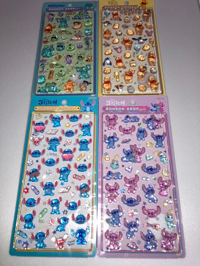 国内完全正規品　ボンボンドロップシール　ディズニー8種セット(ラスト1セット)