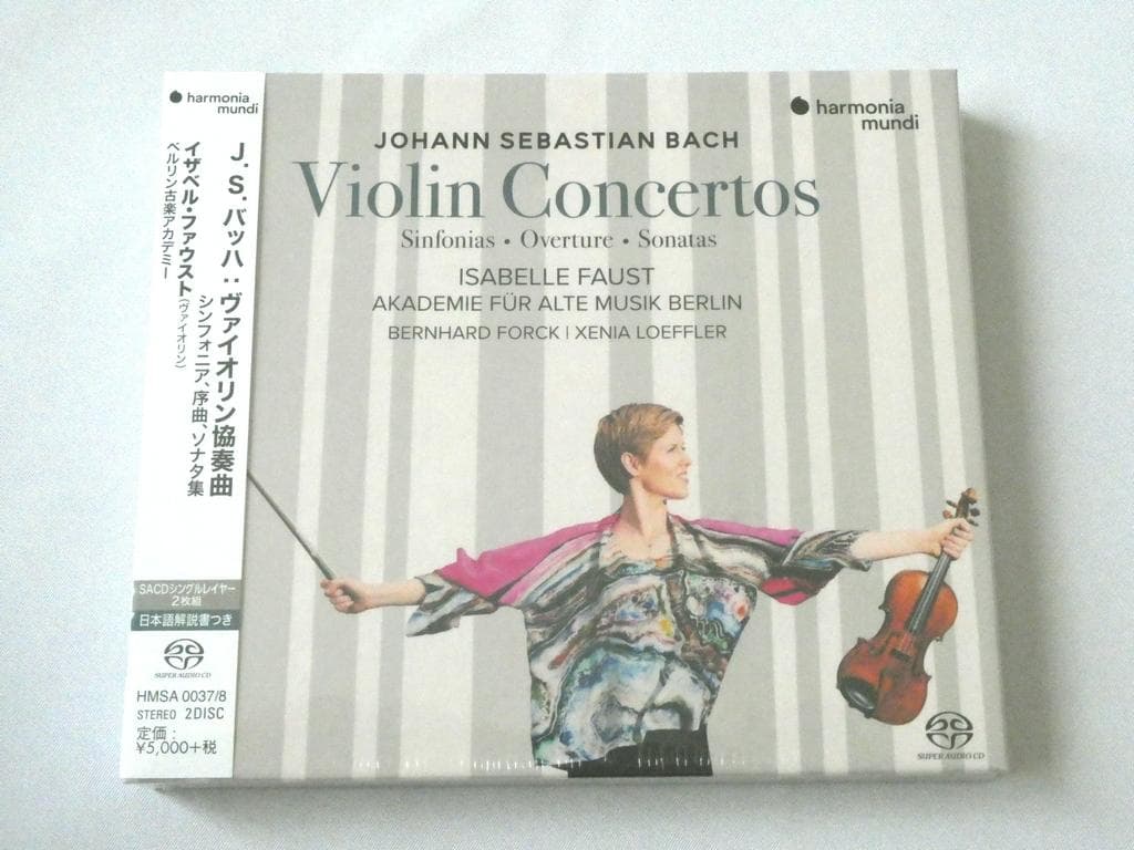 イザベル・ファウスト　J.S.バッハ : ヴァイオリン協奏曲　2SACD　未開封
