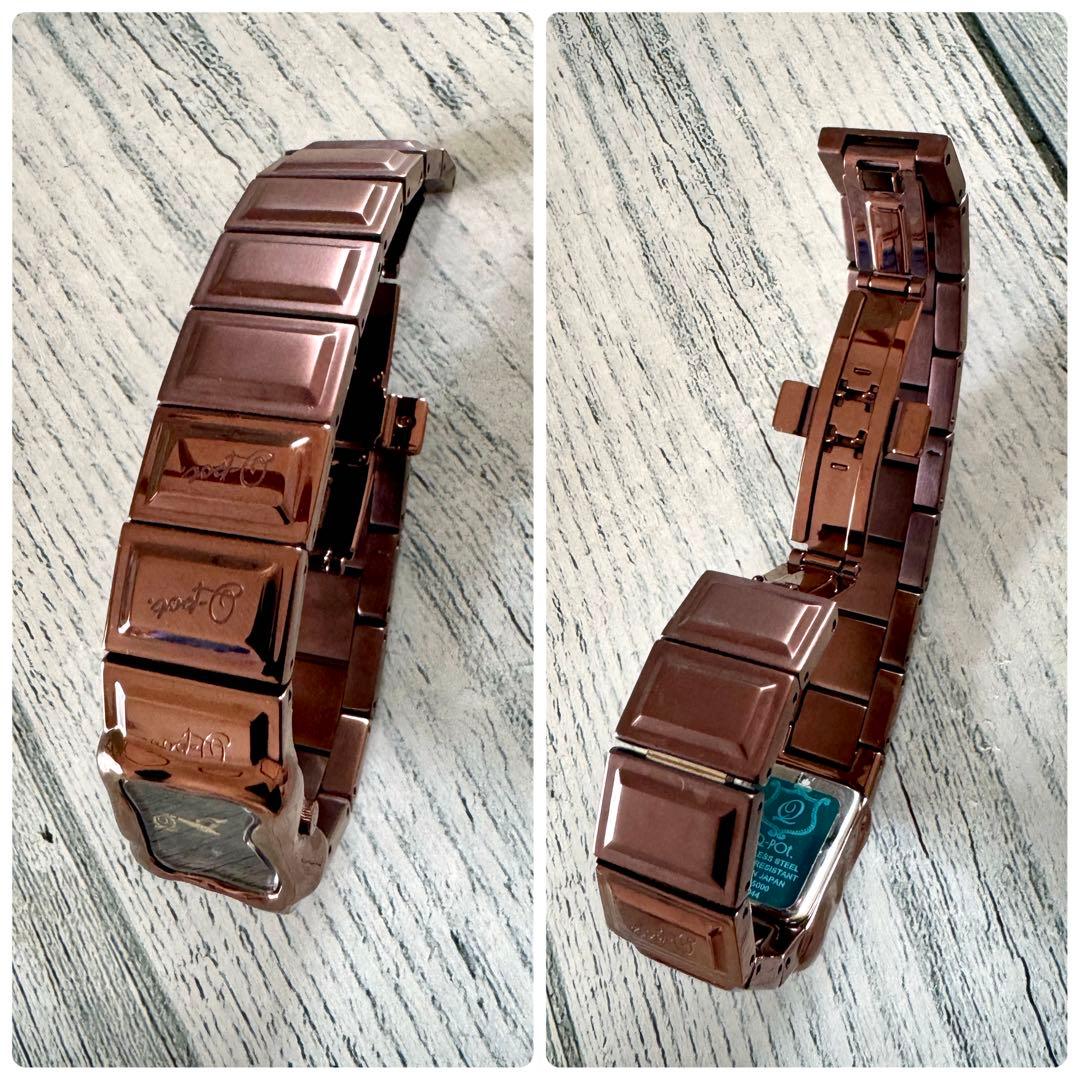 【美品】Q-pot. キューポット 腕時計 メルティー チョコレート ブラウン