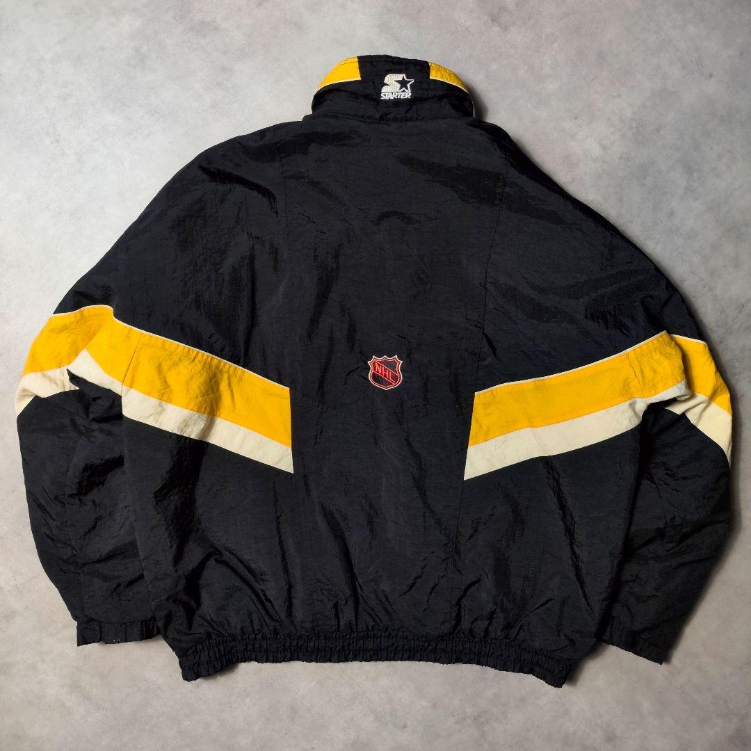 最終価格 90s STARTER 刺繍 PENGUINS 中綿 ブルゾン XL