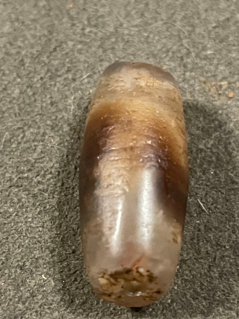 マサマサ様　12～18世紀ブータン郊外出土　古代天珠　虎牙天珠　風化