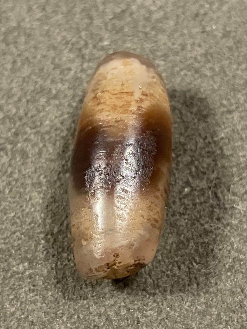 マサマサ様　12～18世紀ブータン郊外出土　古代天珠　虎牙天珠　風化