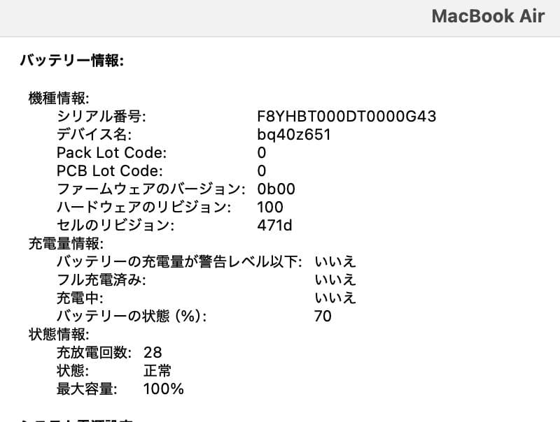 【美品✨】 MacBook Air 13インチ M4チップ16GB 256GB