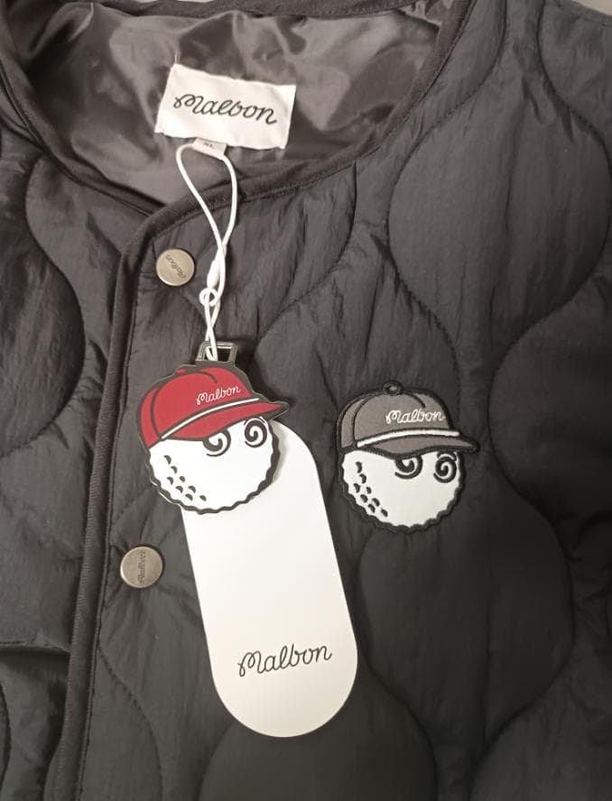 Malbon ゴルフ メンズ 中綿ジャケット 25AW 秋冬 新作黒/ベージュ✨