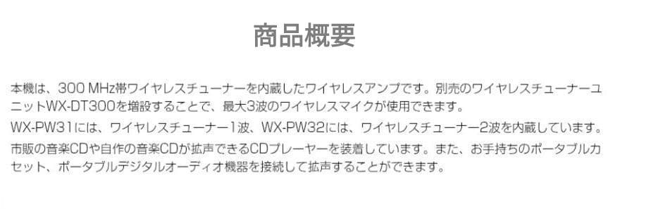 Panasonic パナソニック ワイヤレスアンプ