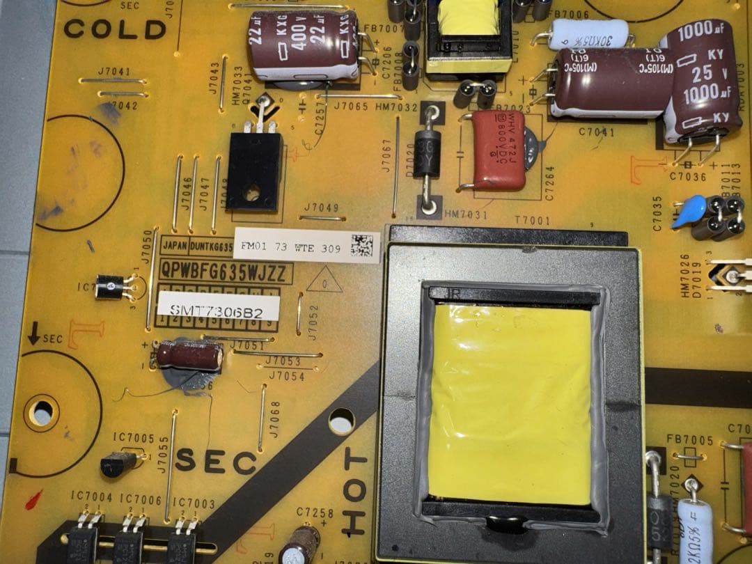 ジャンク扱い　SHARP LC-40H40 液晶テレビ 基盤