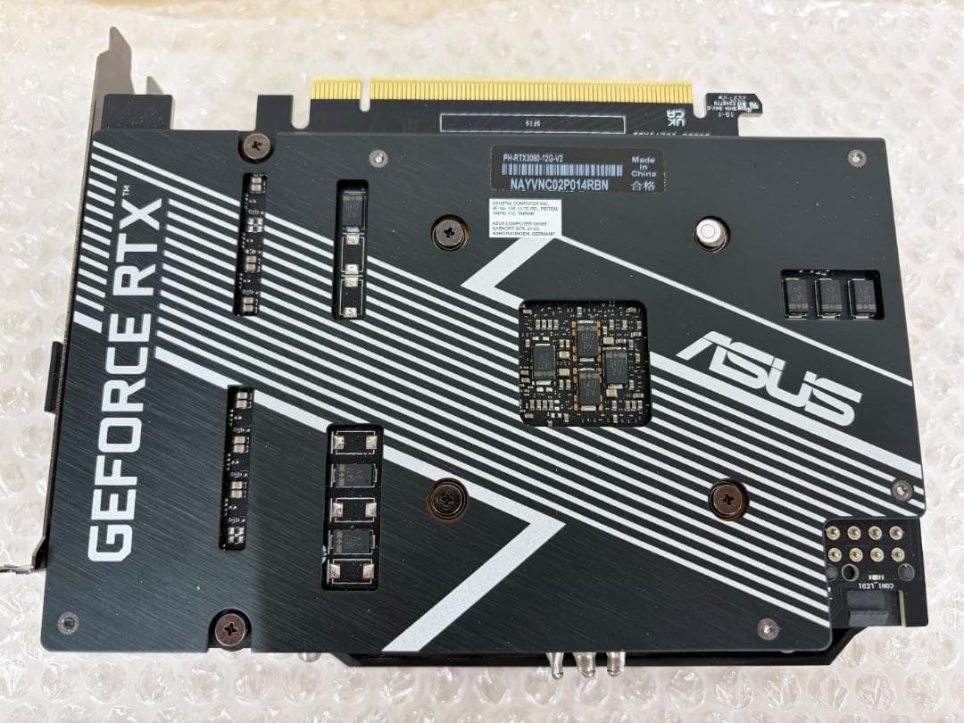 j*i様 【グラフィックボード】動作確認済み RTX 3060 12GB ID: