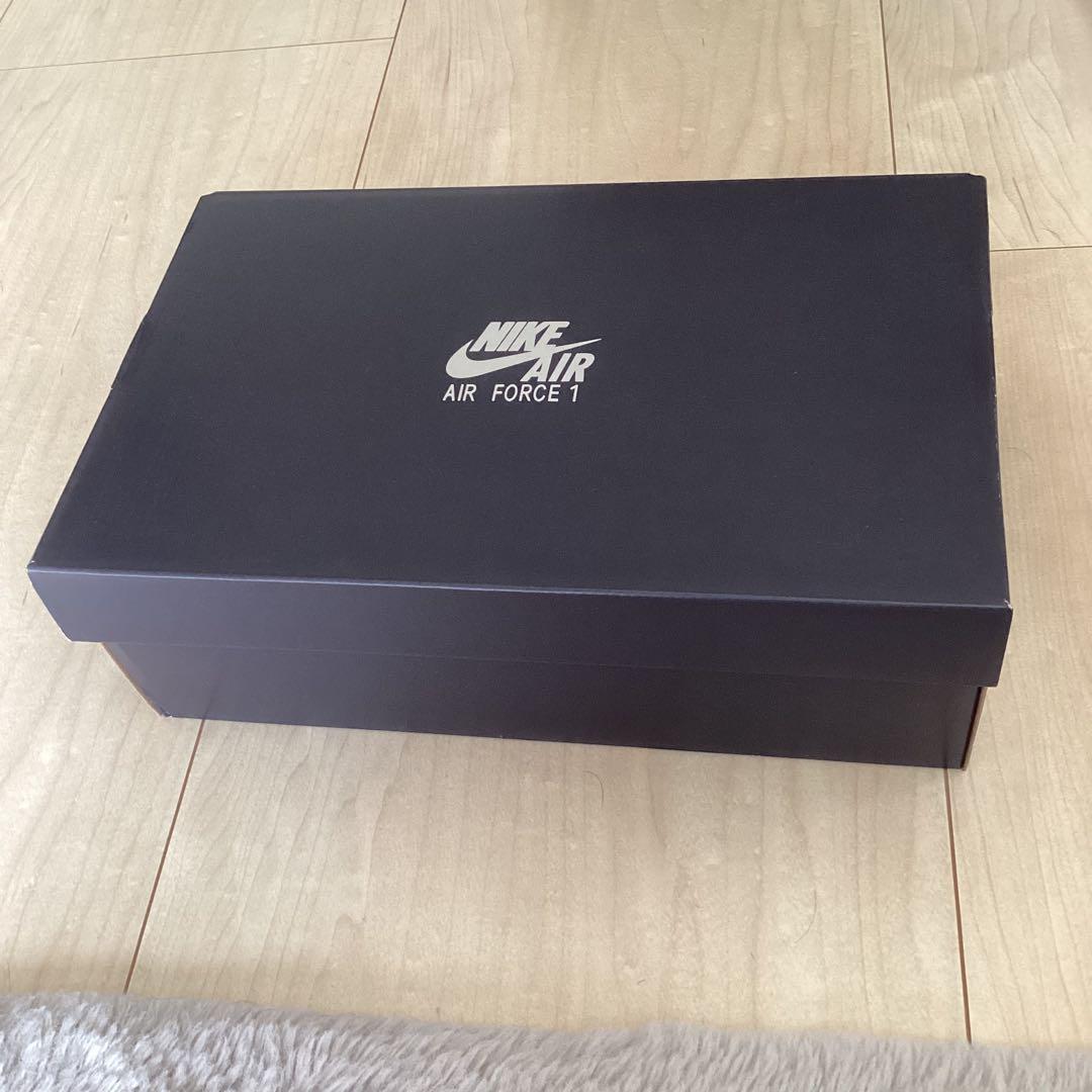 ナイキ　エアフォース1 26.5CM ネイビー ホワイト