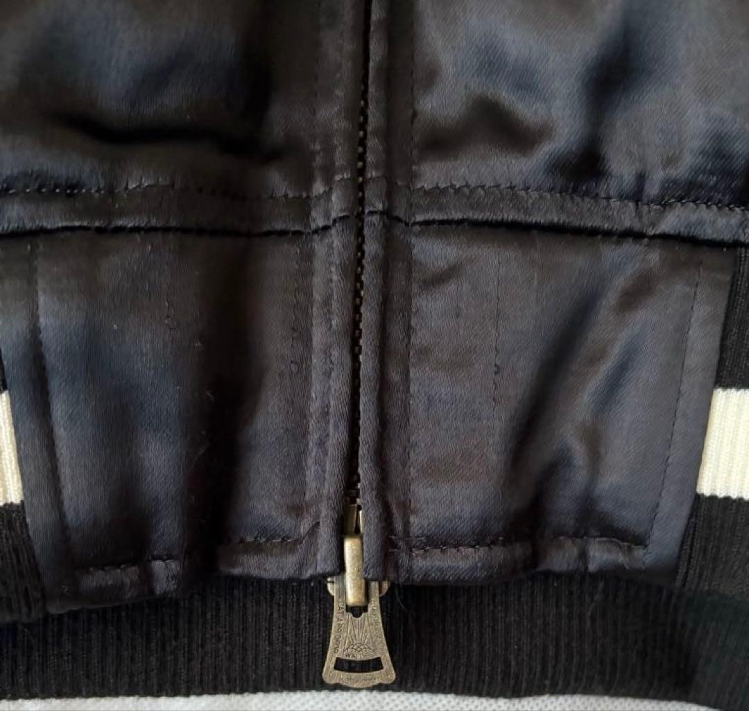 〈COUTURE D`ADAM〉別注バイカラーサテンジャケット/ブラック