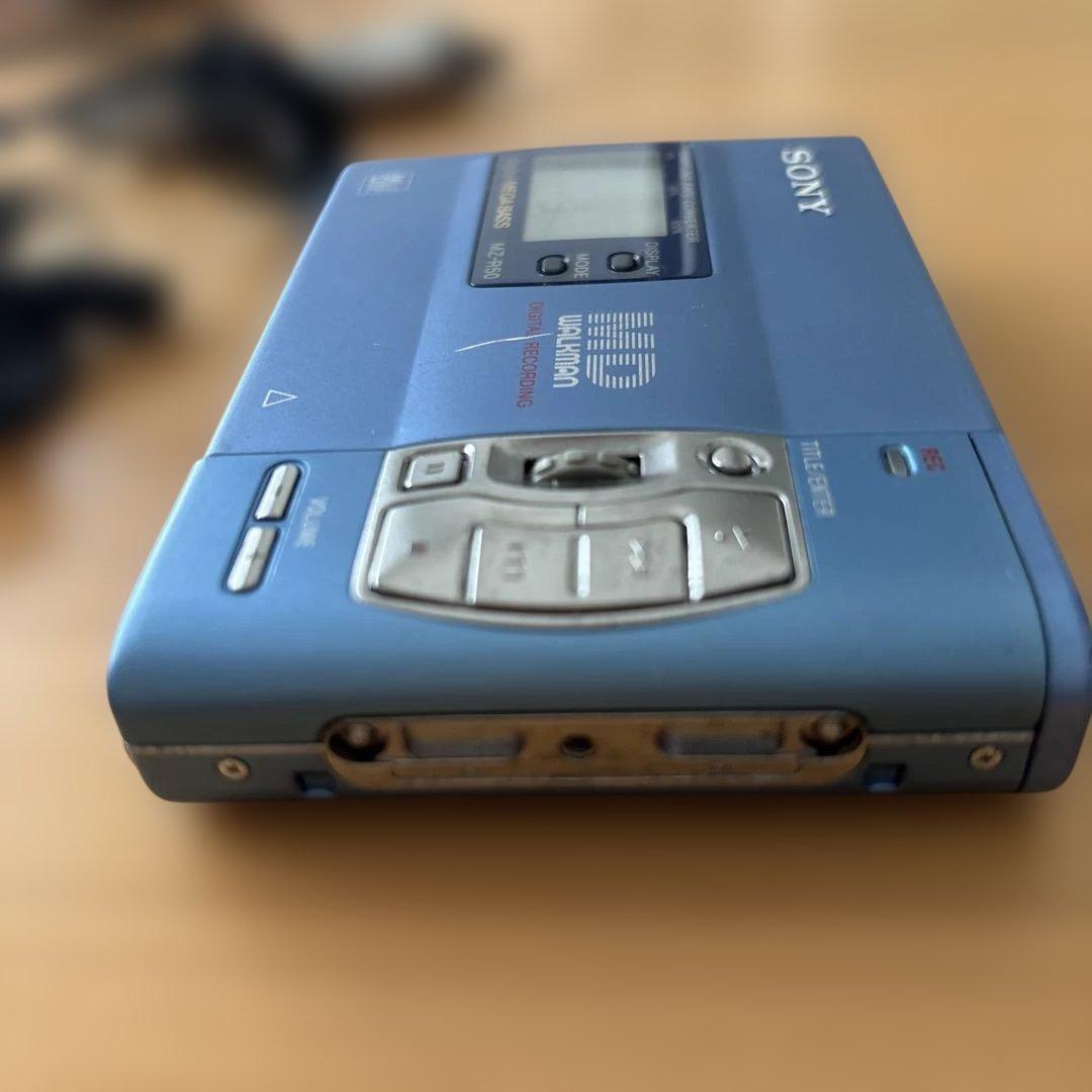 【希少品】SONY MZ-R50 ポータブルMDプレーヤー