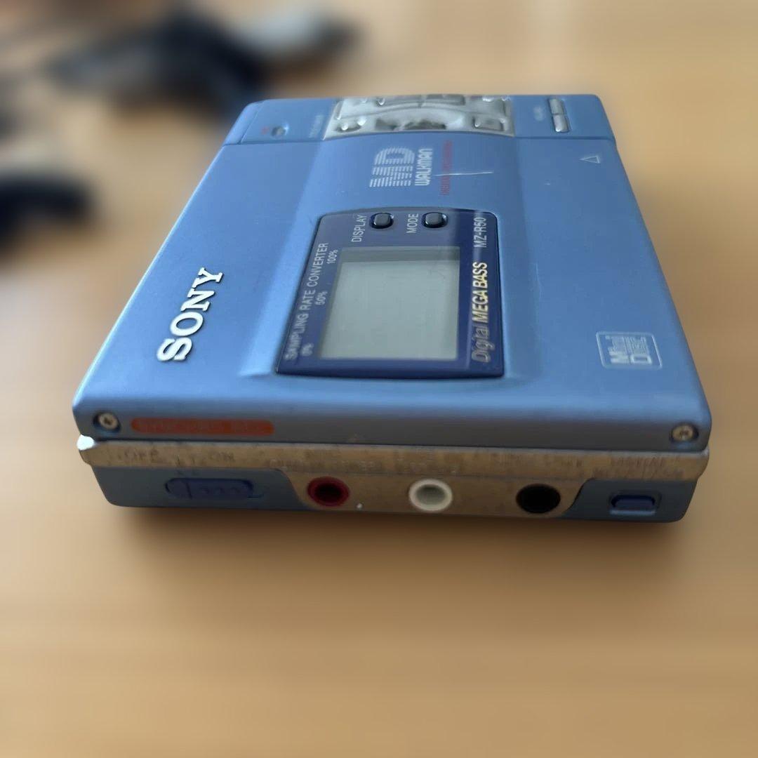 【希少品】SONY MZ-R50 ポータブルMDプレーヤー