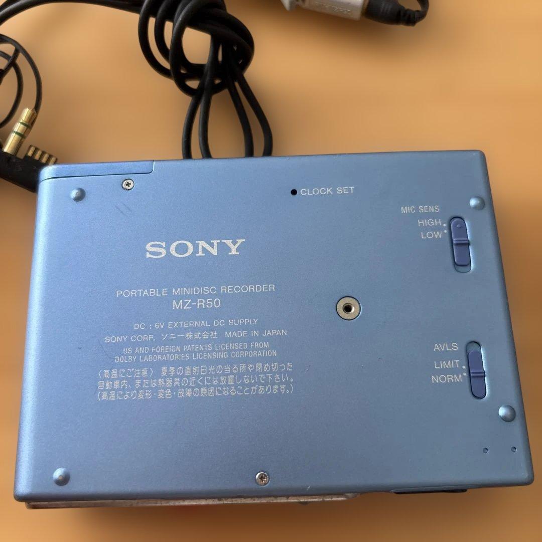 【希少品】SONY MZ-R50 ポータブルMDプレーヤー