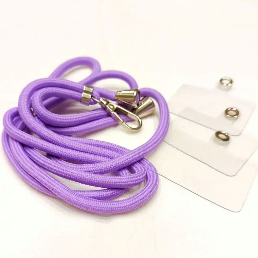 * スマホ ストラップ パープル 紫 ネックストラップ 可愛い おしゃれ