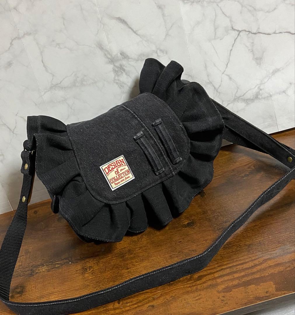 専用*No.29 デニムリメイク【お財布付きバッグ・フリル付き長財布】