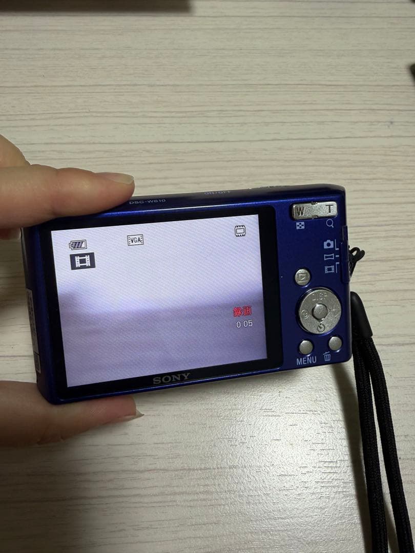 【美品】SONY Cyber-shot DSC-W610 青