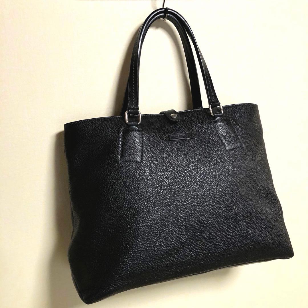 超美品✨ダニエル&ボブ トゥモローランド別注 レザートートバッグ 黒 大容量