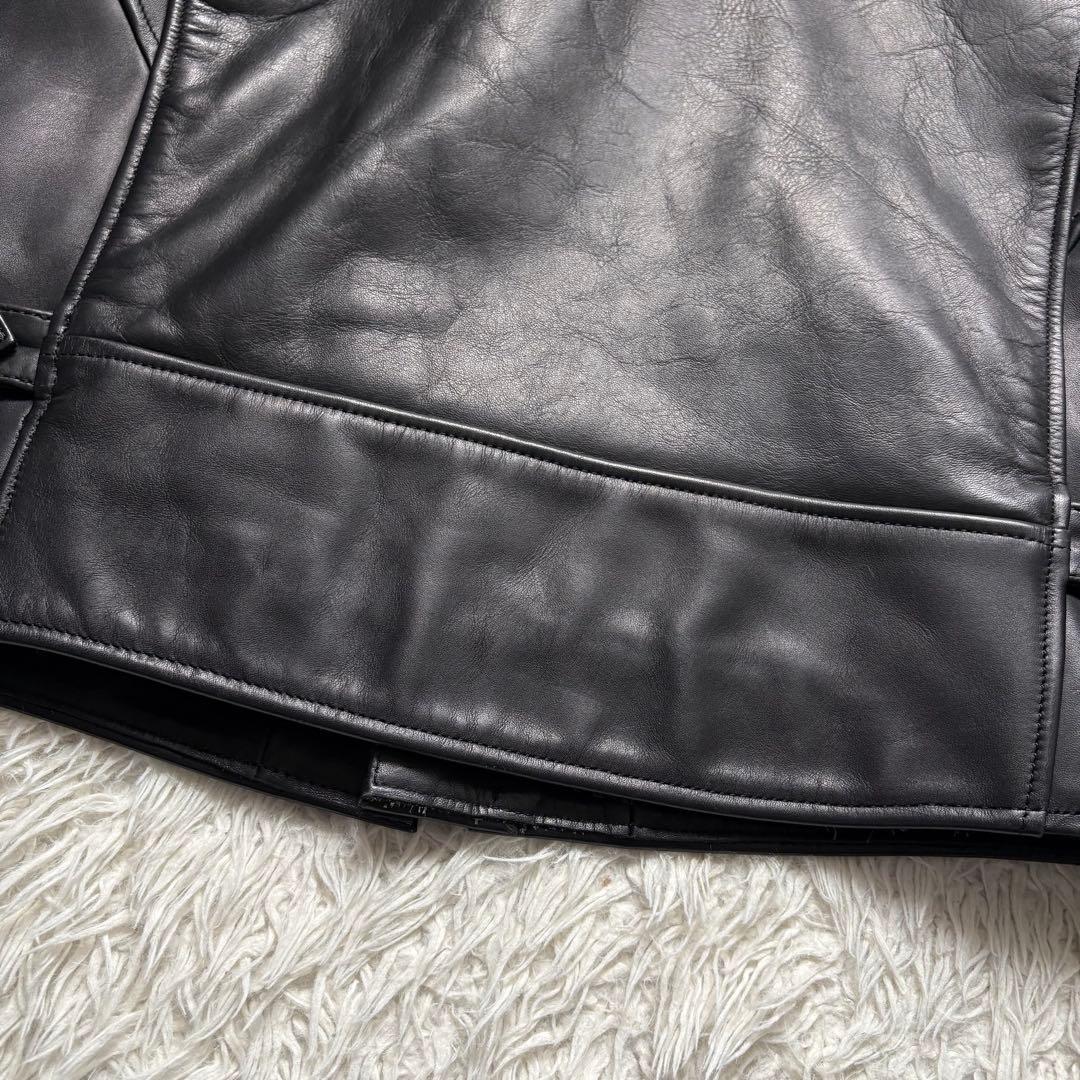 美品【ハーレーダビッドソン】シングルライダースジャケット 革ジャン　XL