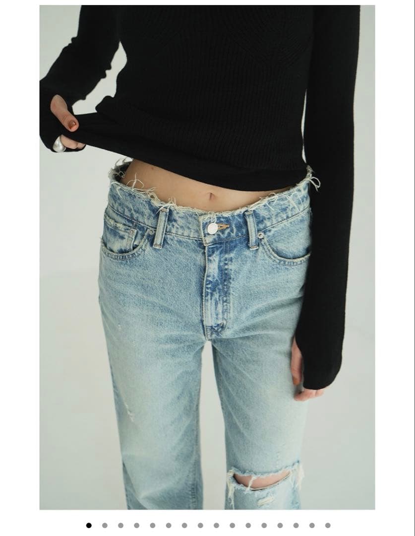 CRASH DENIM PANTS 希少　CLANE