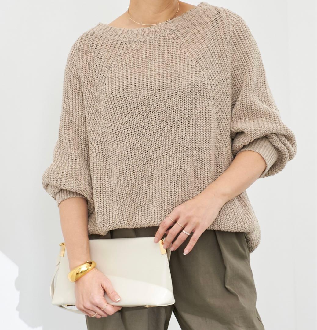 ドゥーズィエムクラス　2024SS Lily Linen アゼプルオーバー