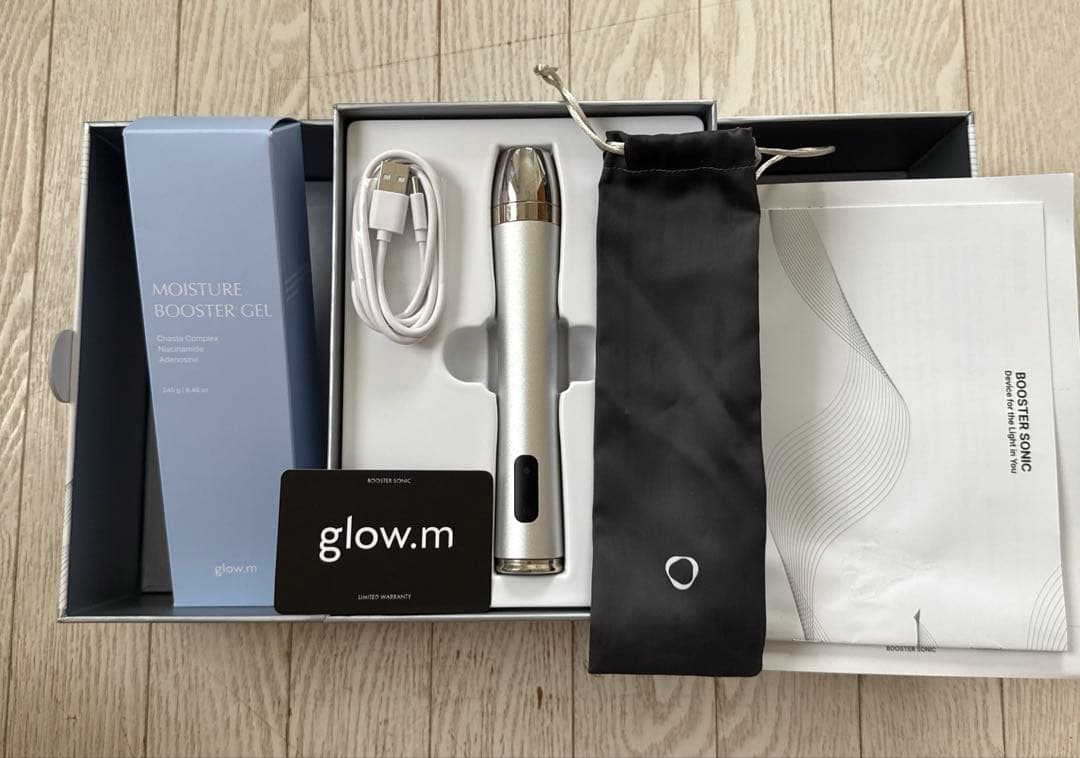 美品　ブースターソニックGlow.M BOOSTER SONIC美顔器グローエム