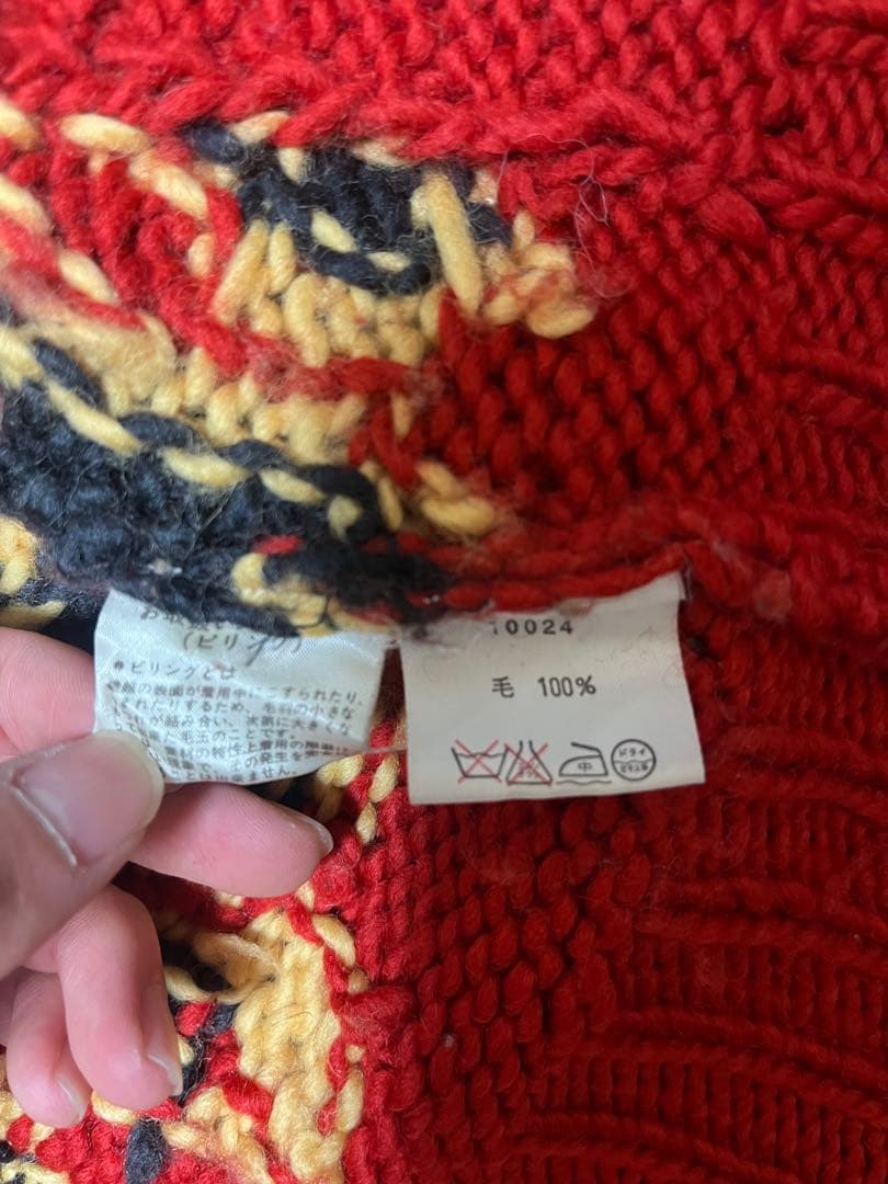 ハーレーダビッドソン カウチンニット90s ❣️ファイヤー