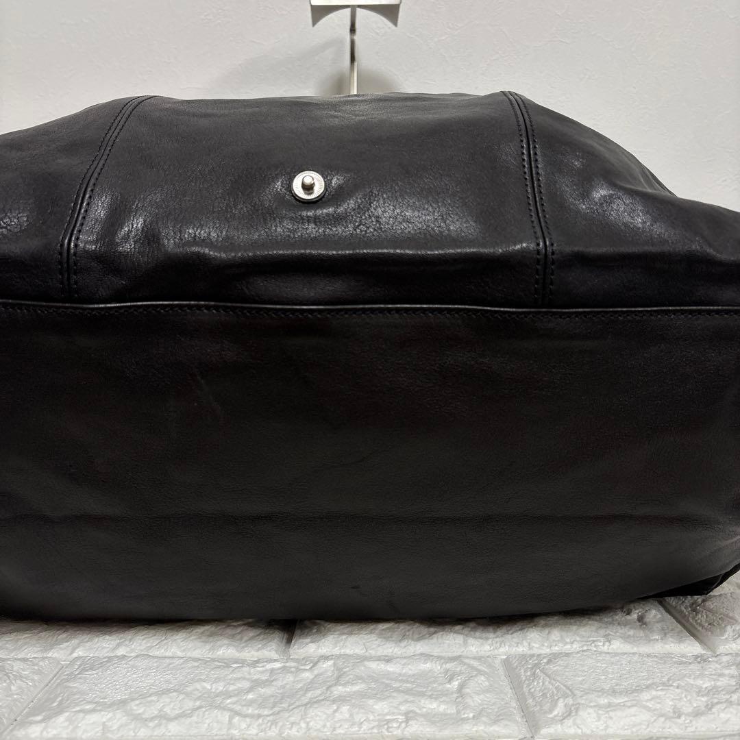 ▪️ Longchamp オールレザー　ボストンバッグ　レザーバッグ