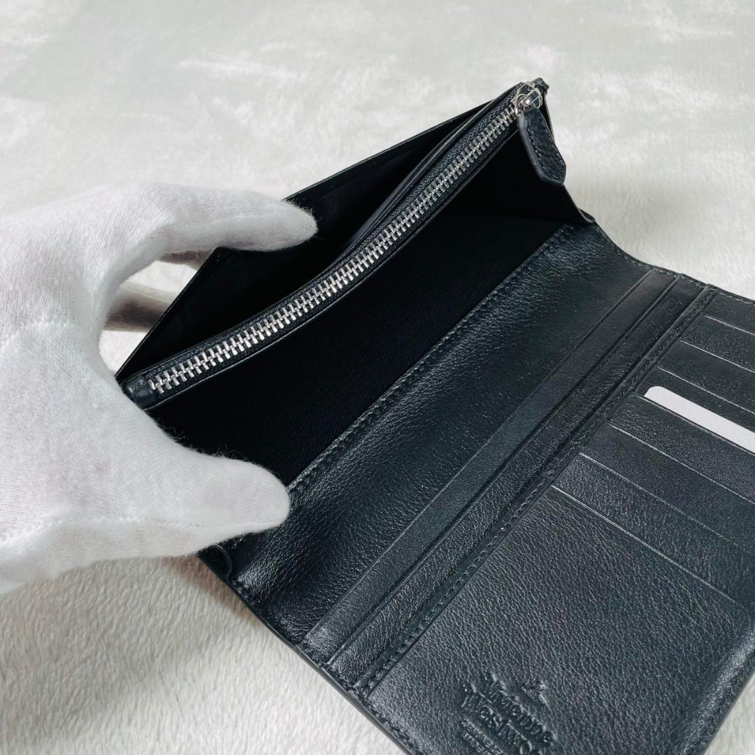 新品 ヴィヴィアンウエストウッド 長財布 MELIH メリヒ レザー ウォレット