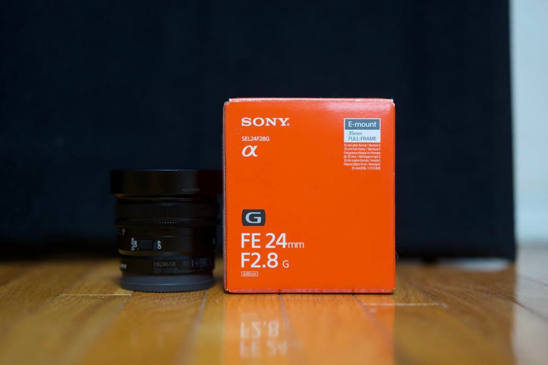 Sony SEL24F28G + 保護フィルター　2022/10購入