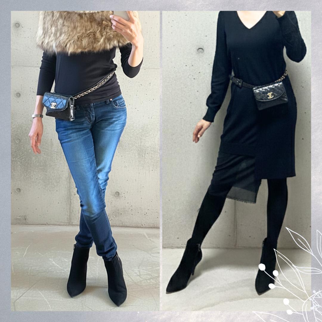 12/21までMichan♡シャネル ビコローレ ウエストバッグ