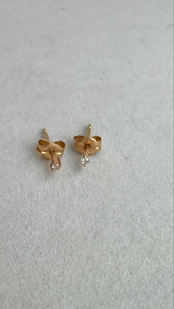 アガット（agate) K18ピアス