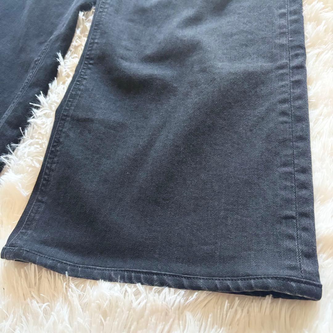 YANUK ヤヌーク　ワイドフレア　オールドブラック OBK 22