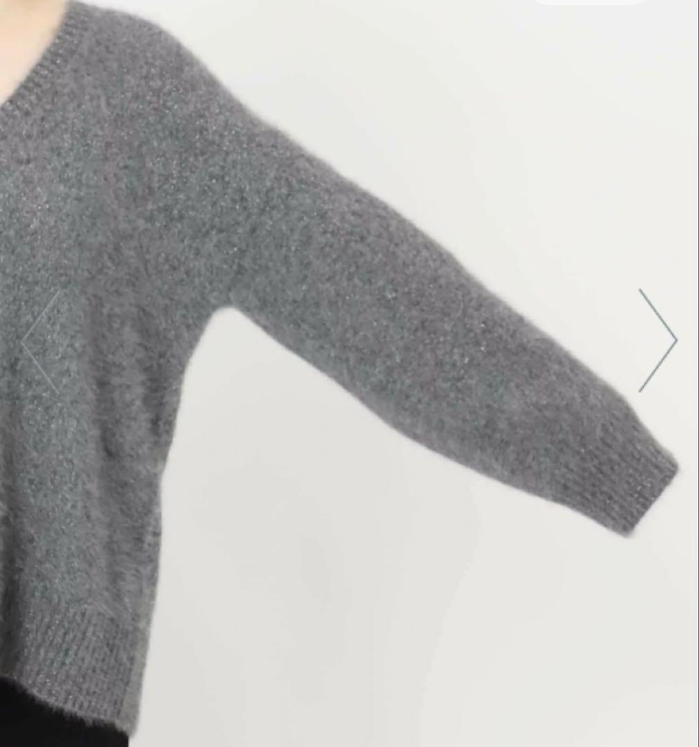 AP STUDIO フォックスVネックプルオーバー ニット ドゥズィーエムクラス