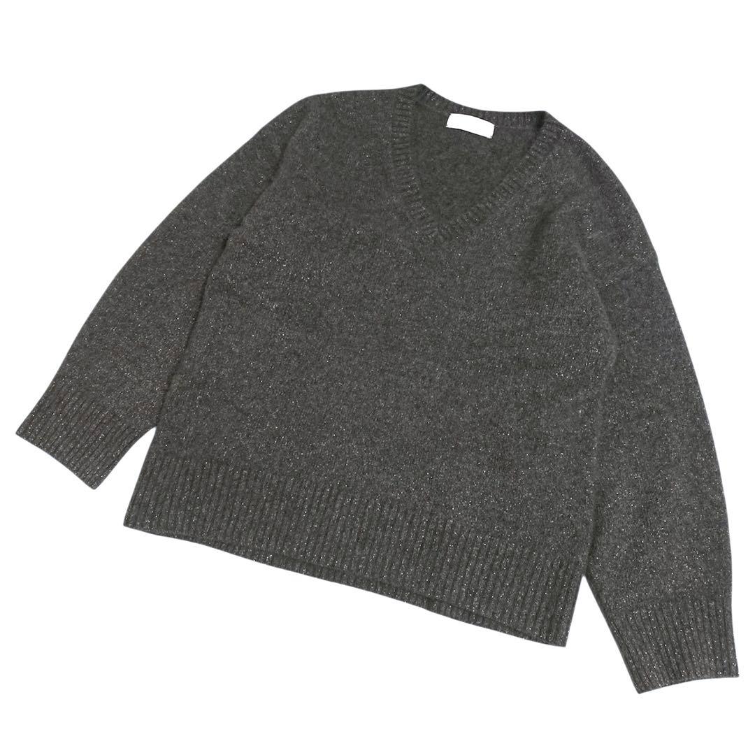 AP STUDIO フォックスVネックプルオーバー ニット ドゥズィーエムクラス