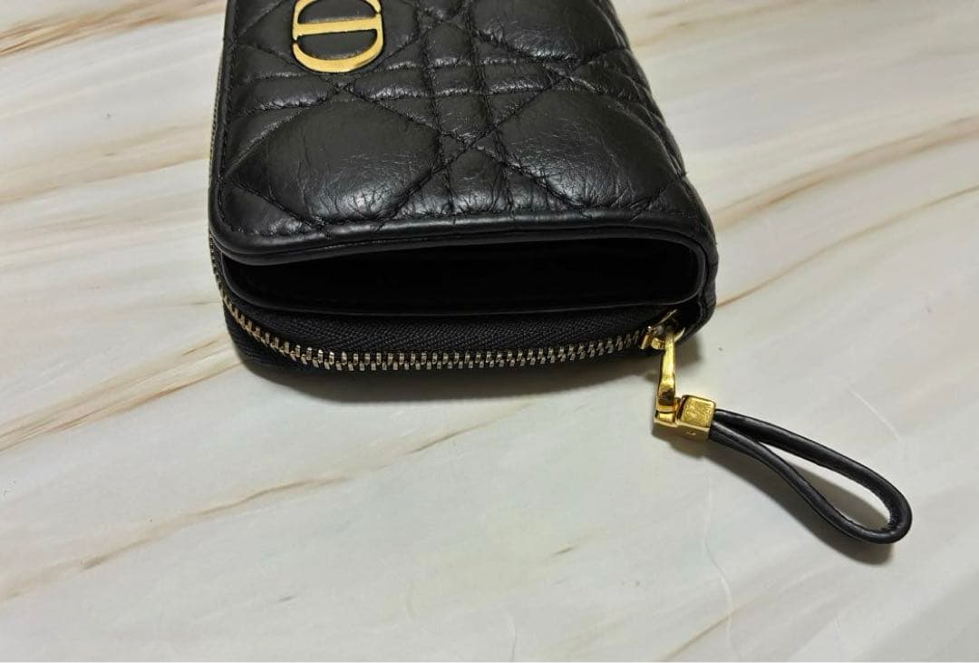 ち*ろ様 Dior スカーレットウォレット ブラック 2つ折り財布